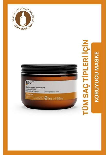 Zararlı Dış Etkenlere Karşı Antioksidan Yenileyici Maske 400 ml