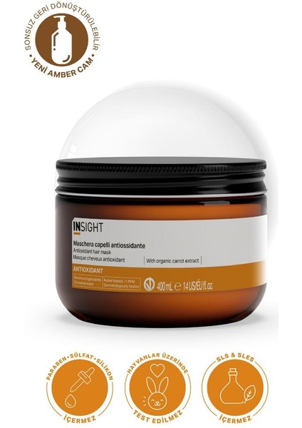 Zararlı Dış Etkenlere Karşı Antioksidan Yenileyici Maske 400 ml