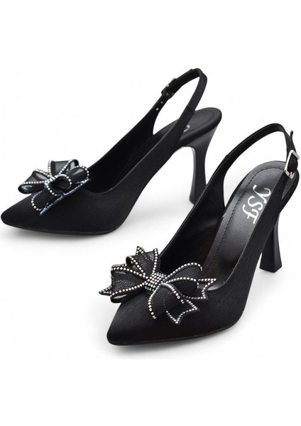 6513 Fiyonklu Taşlı 9cm Kadın Topuklu Ayakkabı Abiye Düğün Nişan Ayakkabısı fiyatları