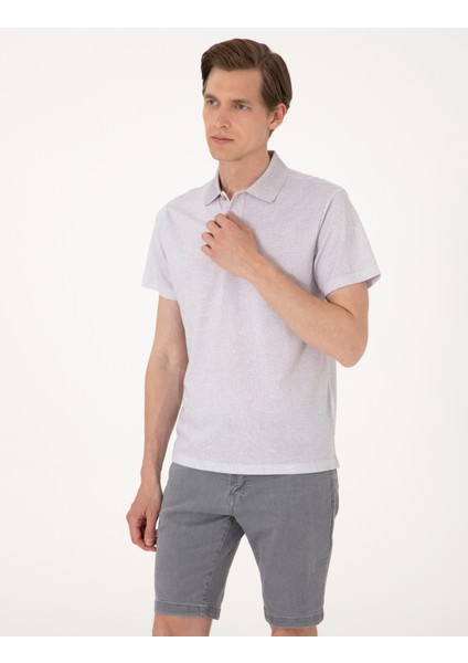 Erkek Taş Slim Fit Tişört 50306059-VR049 modelleri