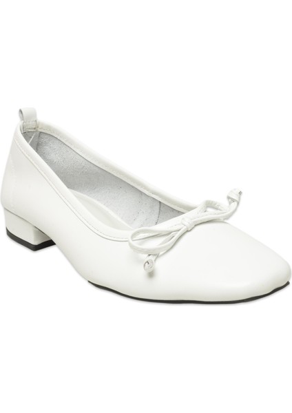 D25YA-810Z Günlük Beyaz Kadın Babet