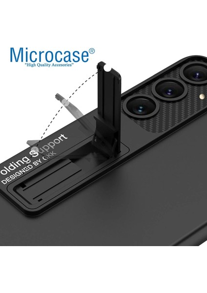 Samsung Galaxy S25 Ultra ile Uyumlu Standlı Sert Plastik Mat Kılıf - AL3566 fiyatları