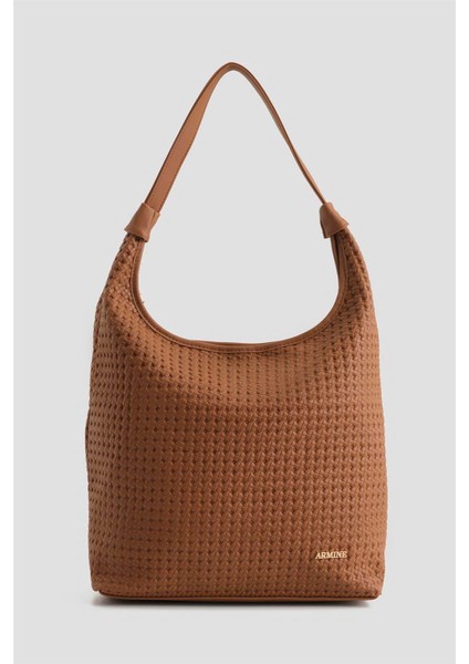 Çanta Örgü 25YD7413 Taba