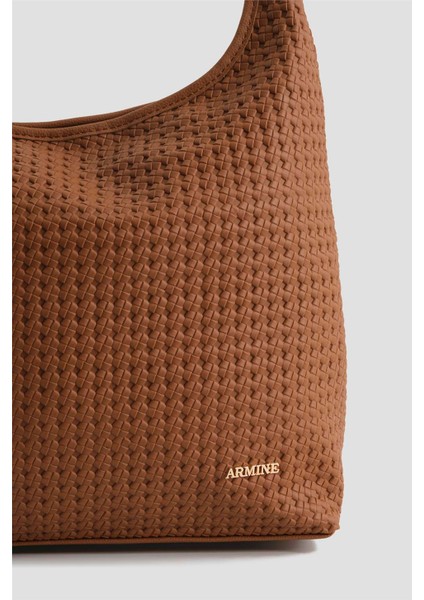 Çanta Örgü 25YD7413 Taba modelleri