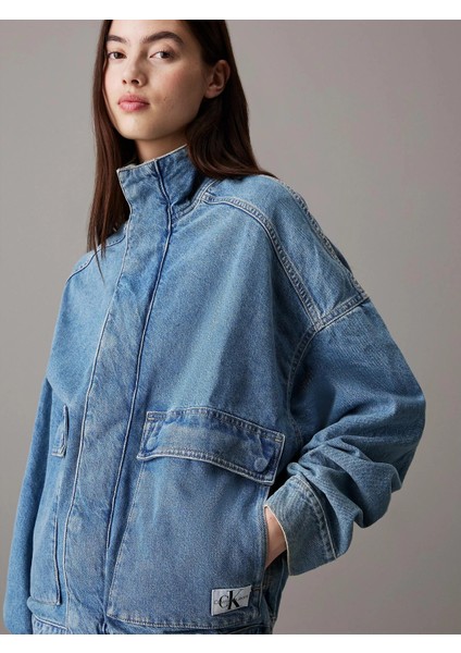 Easy Denım Bomber Ceket Kadın modelleri