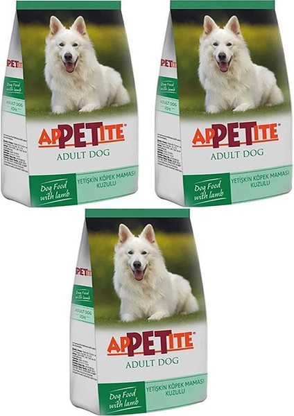 Kuzulu Yetiskin Köpek Mamasi 3kg*3 Adet