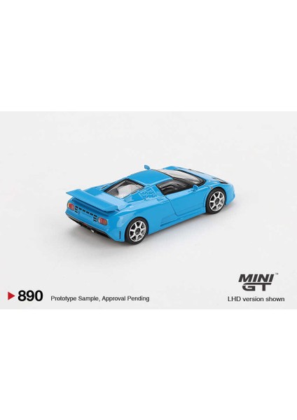 164 Bugattı Eb 110 Super Sport Blu Bugattı MGT00890-BL