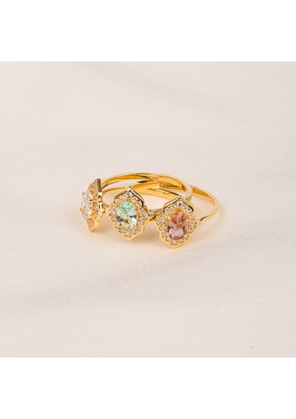 Gümüş Yüzük - 0.80 Karat Pırlanta Monturü Zirkon Taşlı Tasarım Evlilik Teklifi 925 Ayar Gümüş Yüzük