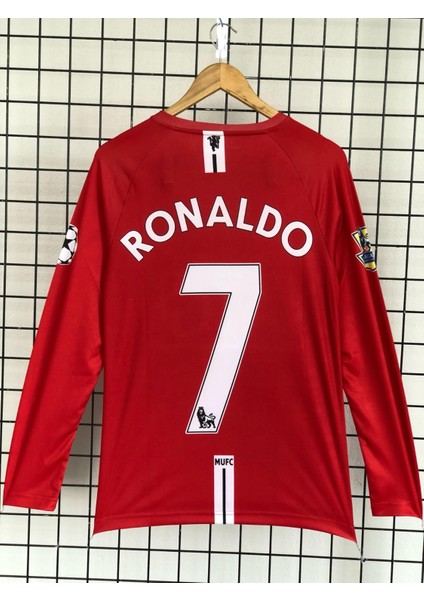 Cristiyano Ronaldo Uzun Kolu Futbol Forması Arkası Dolu