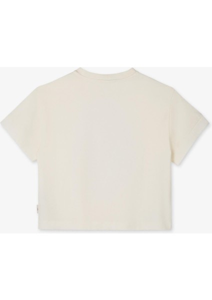 Bg Store Kız Çocuk Krem Tshirt modelleri