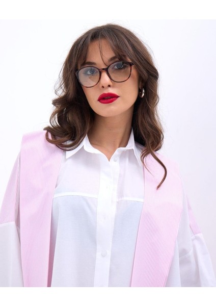 6749 Gömlek-Pembe Çizgili