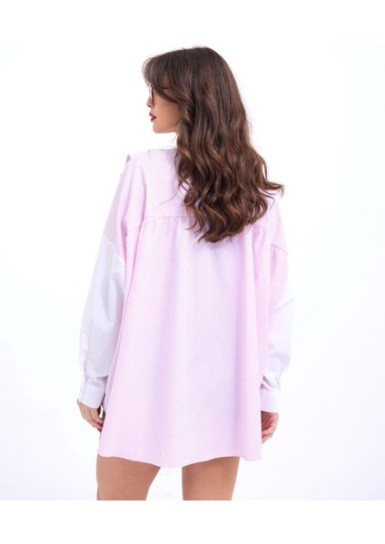 6749 Gömlek-Pembe Çizgili