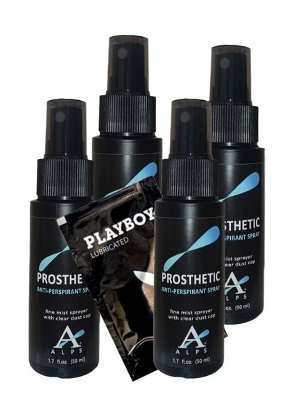 Prosthetic Anti-Perspirant Sprey 4 Tane x 50 ml Anti Ter Kokusu Sprey + 1 Hediye Jel ASIMX:0354