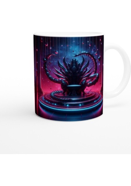 Akrep Burcu Baskılı Kahve Kupası - Galaktik Taht Odası Temalı Vs1 modelleri