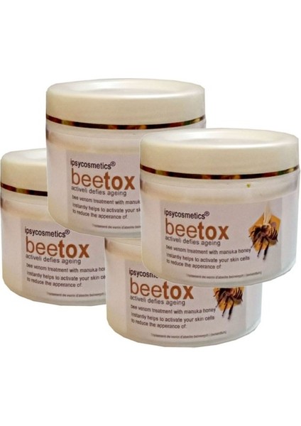 Betoks 4tane Arıtox Pürüzsüz Cilt Dekolte Boyun Kremi Yüz 100 ml Ölçekte