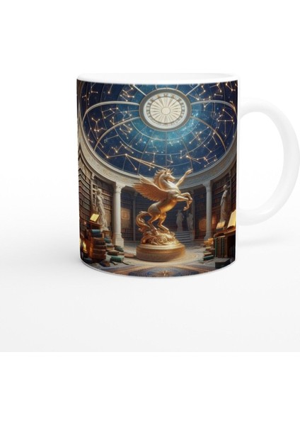 Yay Burcu Baskılı Kahve Kupası - Zodyak Kütüpanesi Vs2 modelleri