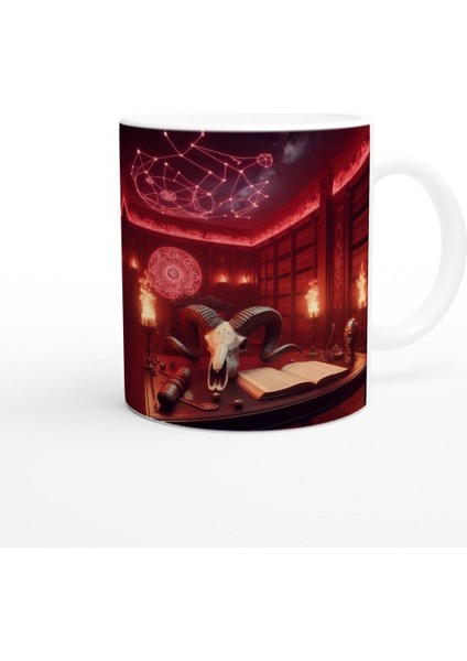 Koç Burcu Baskılı Kahve Kupası - Zodyak Kütüpanesi Vs2 modelleri