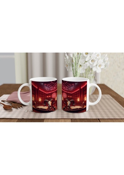 Koç Burcu Baskılı Kahve Kupası - Zodyak Kütüpanesi Vs2 indirimleri