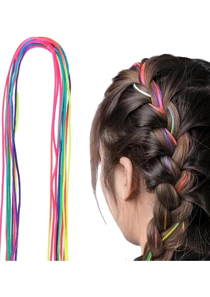 Neon Renkli 8 Parça Yaz Örgüsü Polyester Ip Seti