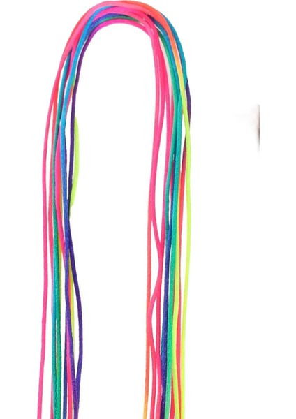 Neon Renkli 8 Parça Yaz Örgüsü Polyester Ip Seti fırsatları