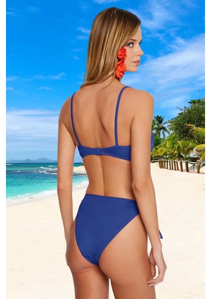 Tasarım Bikini Takımı Uv Korumalı Hızlı Kuruyan Klora Dayanıklı Özel Esnek Kumaş