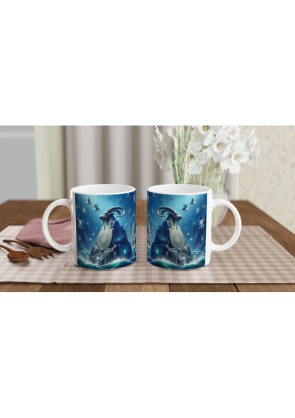 Oğlak Burcu Baskılı Kahve Kupası - Astral Denizaltı Dünyası Vs1 indirimleri