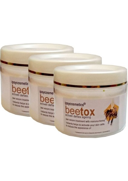 Betoks 3lü Arıtox Pürüzsüz Boyun Dekolte Cilt Kremi 100 ml Ölçekte