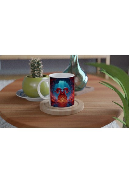 Koç Burcu Baskılı Kahve Kupası - Astral Denizaltı Dünyası Vs1 fırsatları