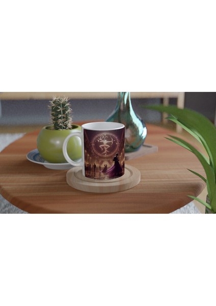 Yay Burcu Baskılı Kahve Kupası - Zodyak Maskeli Balo Vs2 fırsatları