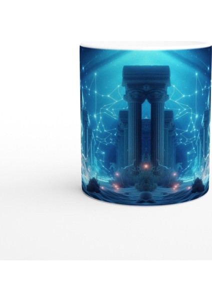 Yay Burcu Baskılı Kahve Kupası - Astral Denizaltı Dünyası Vs4 fiyatları