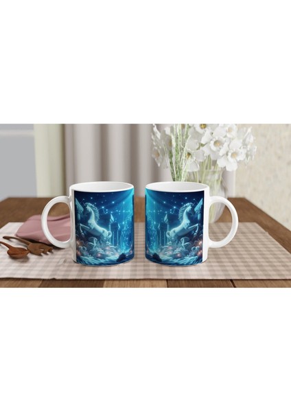 Yay Burcu Baskılı Kahve Kupası - Astral Denizaltı Dünyası Vs4 indirimleri