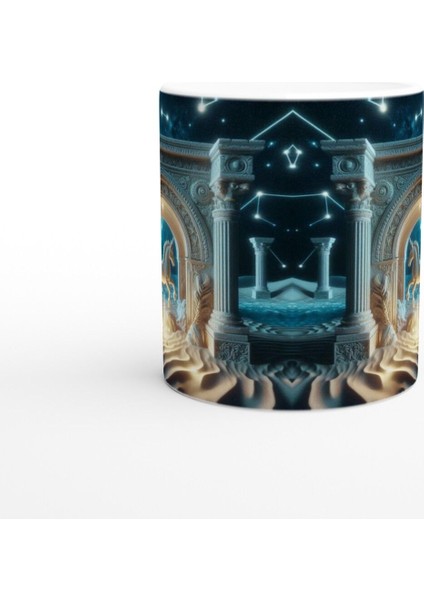 Yay Burcu Baskılı Kahve Kupası - Astral Denizaltı Dünyası Vs2 fiyatları