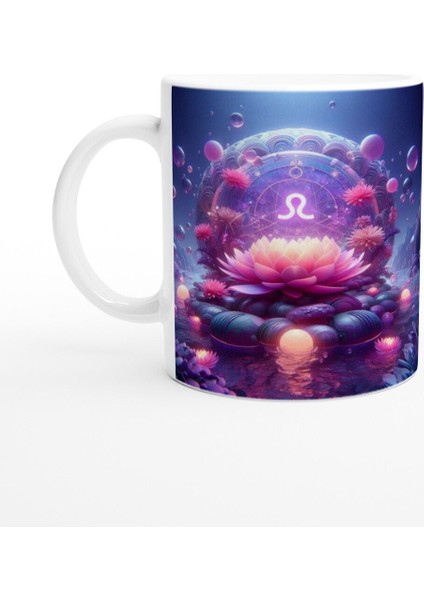 Terazi Burcu Baskılı Kahve Kupası - Astral Denizaltı Dünyası Vs3