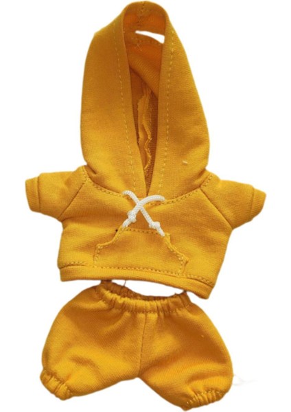 15CM Giysileri Anime Figürü Sweatshirt Sarı (Yurt Dışından)