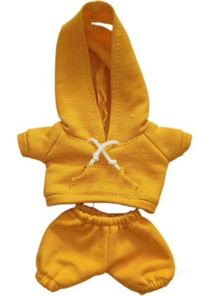 15CM Giysileri Anime Figürü Sweatshirt Sarı (Yurt Dışından)
