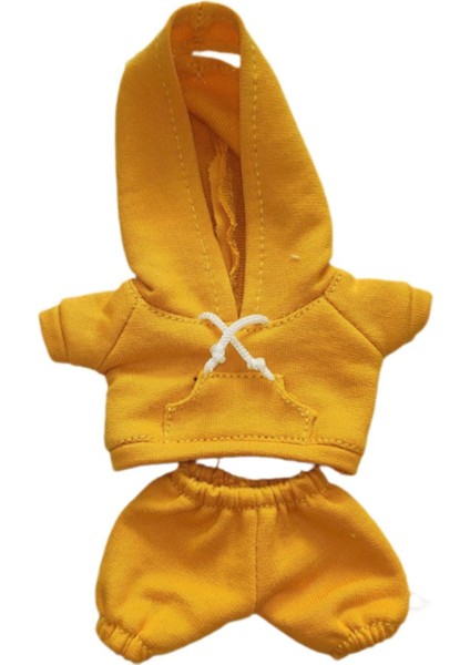 15CM Giysileri Anime Figürü Sweatshirt Sarı (Yurt Dışından)