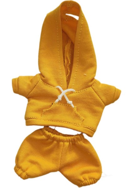 15CM Giysileri Anime Figürü Sweatshirt Sarı (Yurt Dışından)