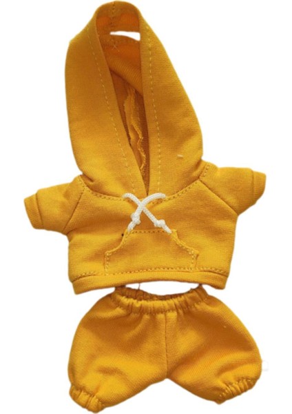 15CM Giysileri Anime Figürü Sweatshirt Sarı (Yurt Dışından)