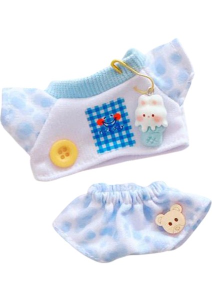 Üst Pantolon Moda Şak Kolye Giysileri 17CM Mavi (Yurt Dışından)