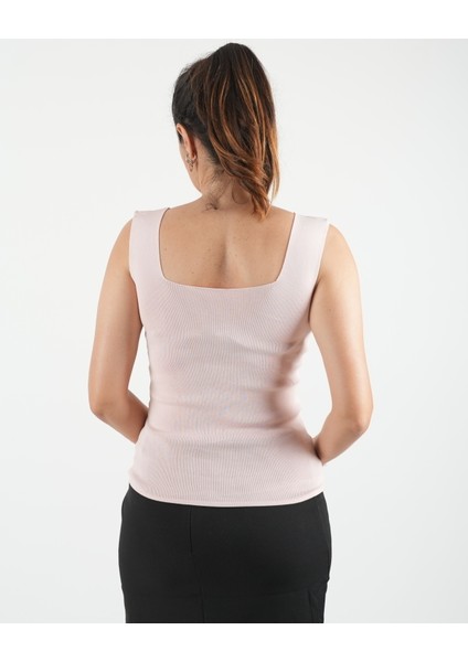 Body Merserize Tek Beden Esnek Likralı U Yaka Kolsuz Renkli modelleri