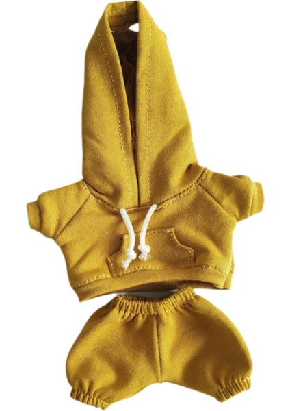 15CM Giysileri Anime Figürü Sweatshirt Sarı (Yurt Dışından)