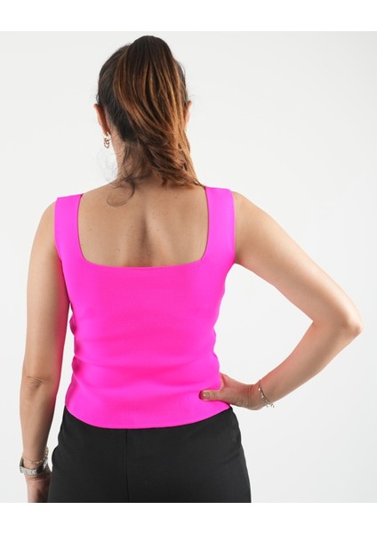 Body Merserize Tek Beden Esnek Likralı U Yaka Kolsuz Renkli indirimleri