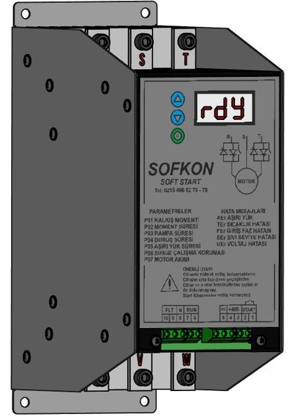 2ph 30KW Soft Starter (Yumuşak Yol Verici)