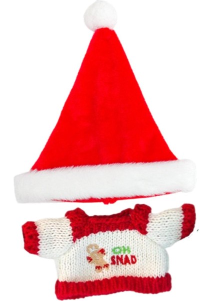 Oyuncak Şak Doldurulmuş Hayvanlar Için Kıyafetleri Noel Şapkası (Yurt Dışından)