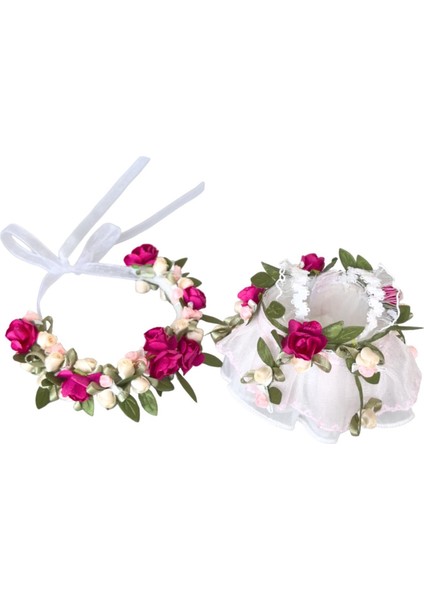 15CM/5.91INÇ Için Çiçek ve Saç Tokalı Kıyafeti (Yurt Dışından)