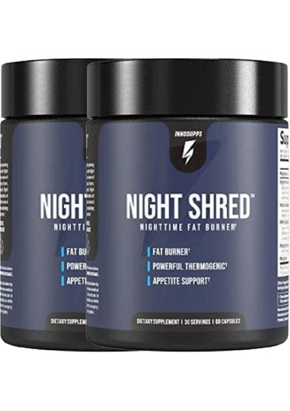 Innosupps 2li Adet Night Shred Nighttime Fatburner 60 Caps LUST925000376