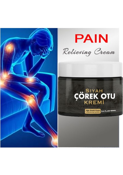 Siyah Çörek Otu Kremi 2 Adet Anından Hızlıca Teskin Edilmesine 100 ml Krem
