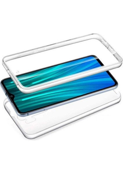 Xiaomi Redmi Note 8 Pro Uyumlu Kılıf Ön Arka 360 Koruma Arka Sert Mika Ön Silikon Şeffaf fiyatları