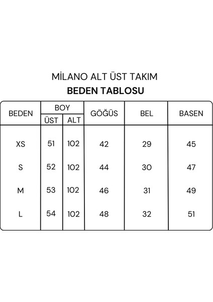 Milano Siyah Alt Üst Takım fiyatları