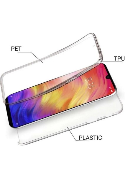 Xiaomi Redmi 9t Uyumlu Kılıf Ön Arka 360 Koruma Arka Sert Mika Ön Silikon Şeffaf fiyatları
